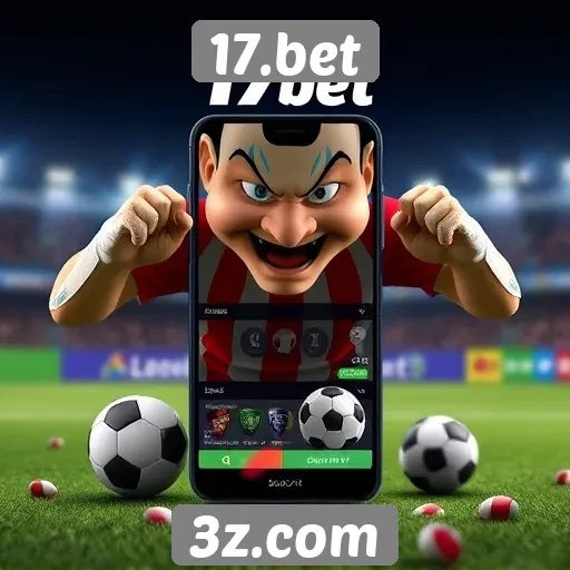 Exploração das funcionalidades de mobile do 17.bet