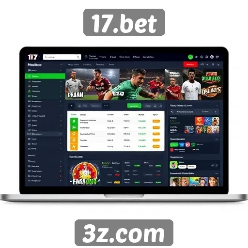 Avaliação da interface do usuário do site 17.bet